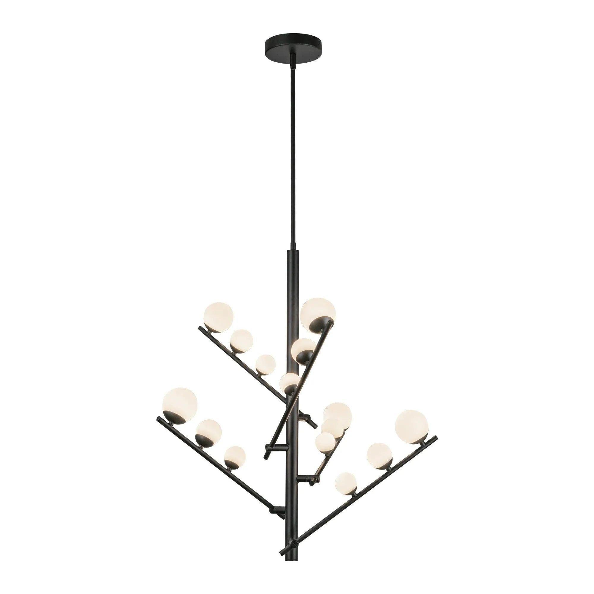 Kuzco Lighting - Juniper LED Chandelier - CH55530-BK/OP - Canada Light Shop