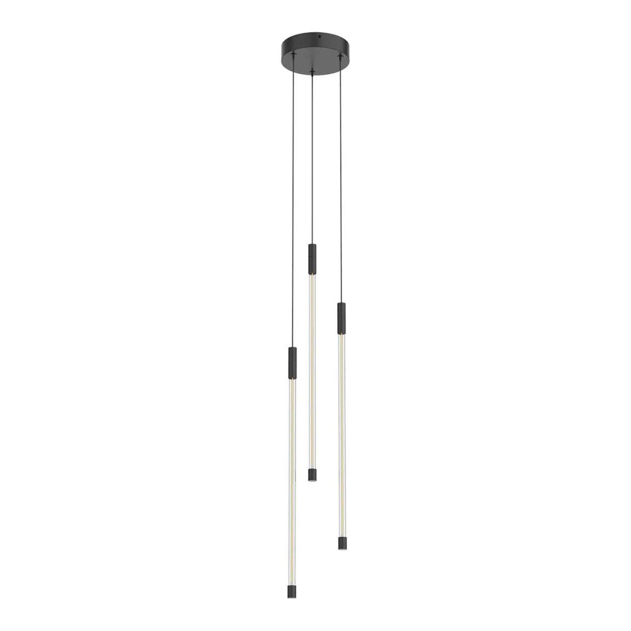 Kuzco Lighting - Motif LED Triple Multi-Pendant - MP75221-BK - Canada Light Shop