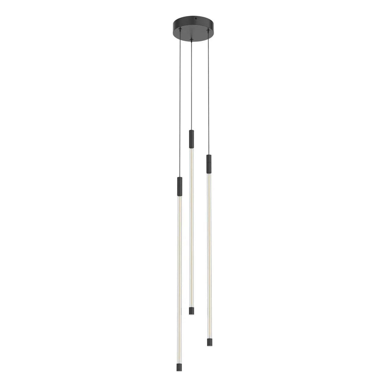 Kuzco Lighting - Motif LED Triple Multi-Pendant - MP75227-BK - Canada Light Shop