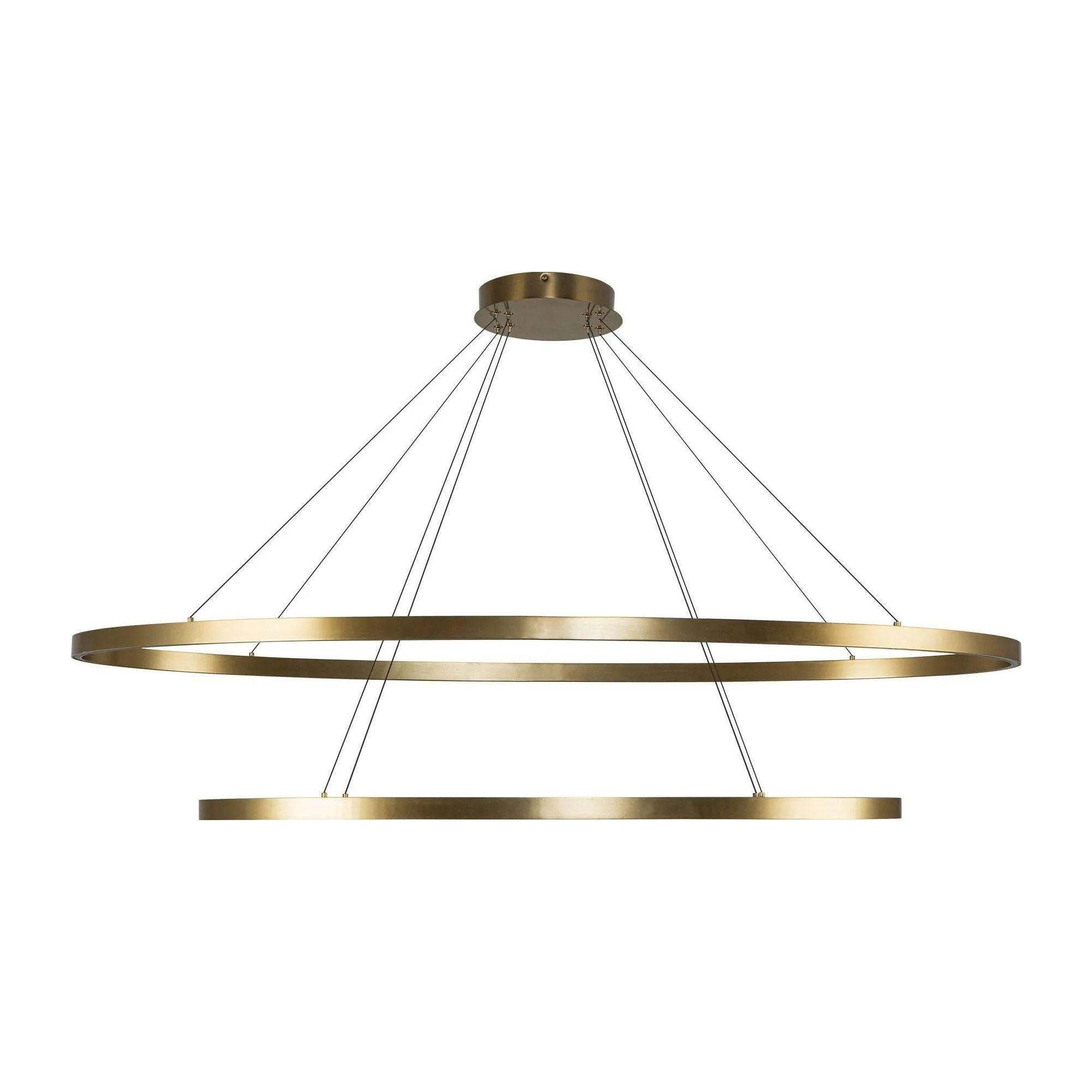 Kuzco Lighting - Ovale LED Chandelier - CH79253-BG - Canada Light Shop