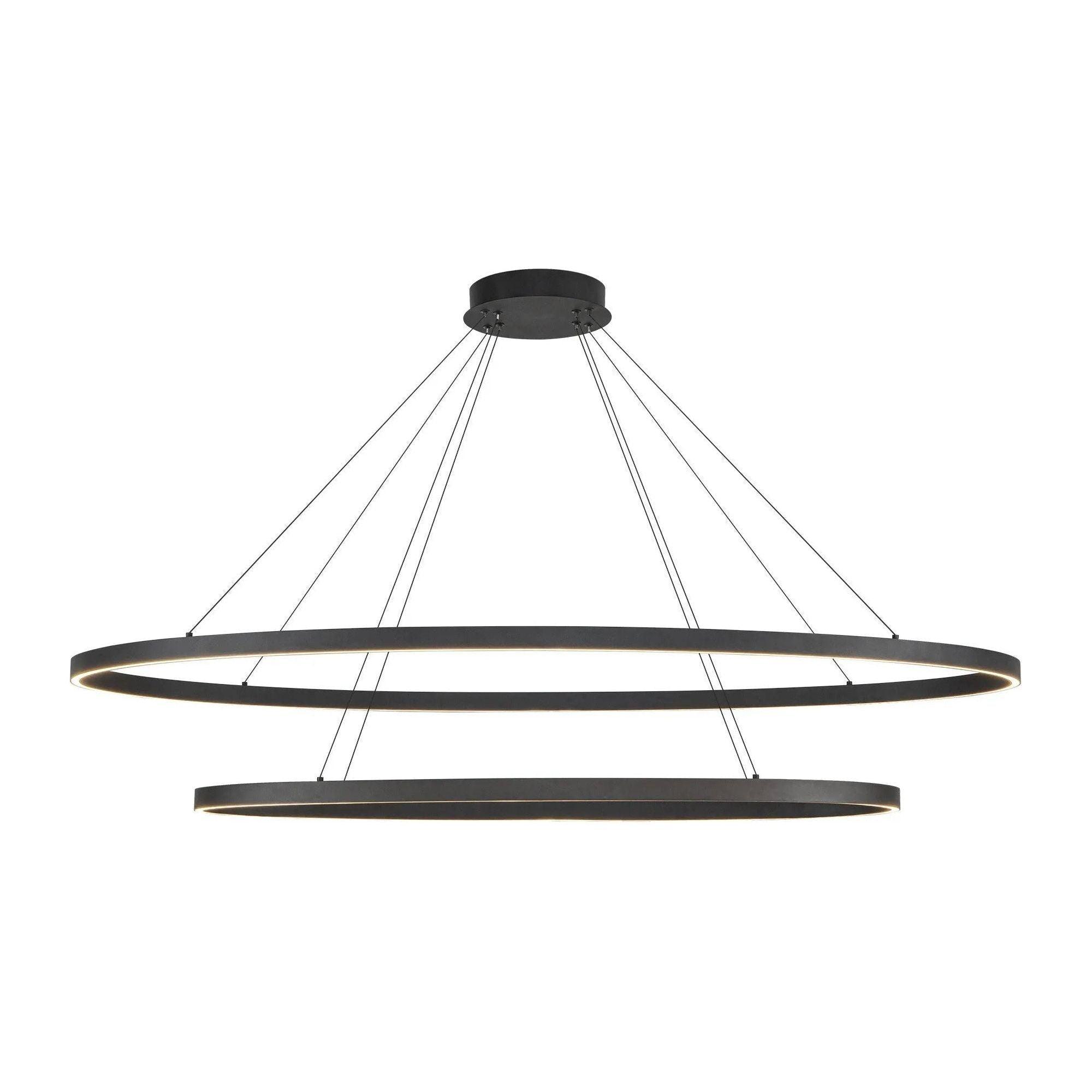 Kuzco Lighting - Ovale LED Chandelier - CH79253-BK - Canada Light Shop