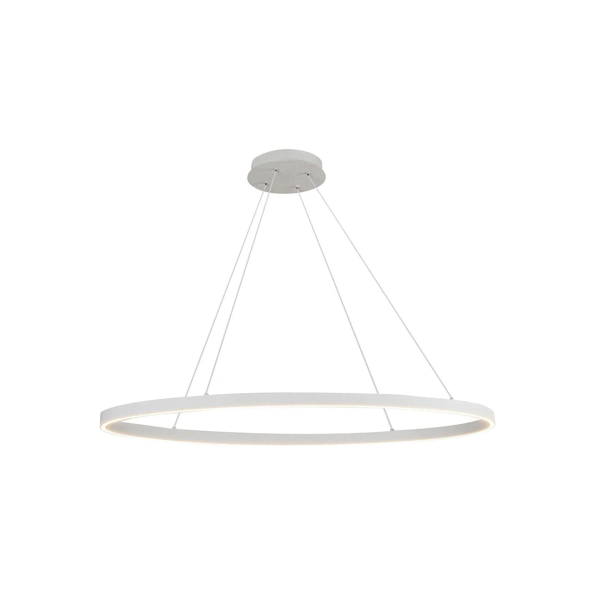 Kuzco Lighting - Ovale LED Linear Pendant - LP79140-WH - Canada Light Shop
