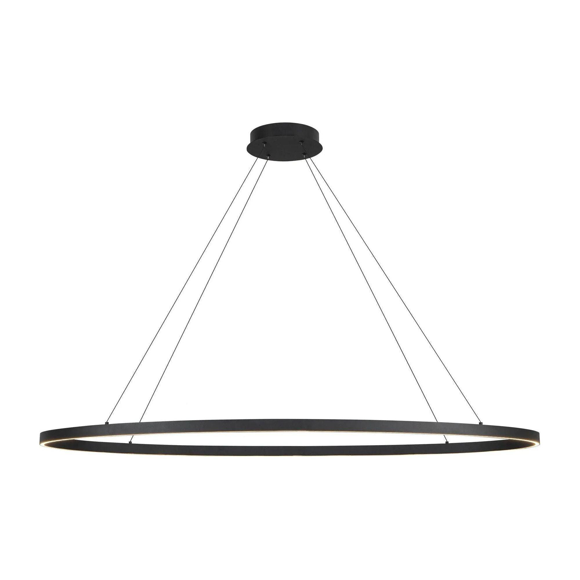 Kuzco Lighting - Ovale LED Linear Pendant - LP79153-BK - Canada Light Shop