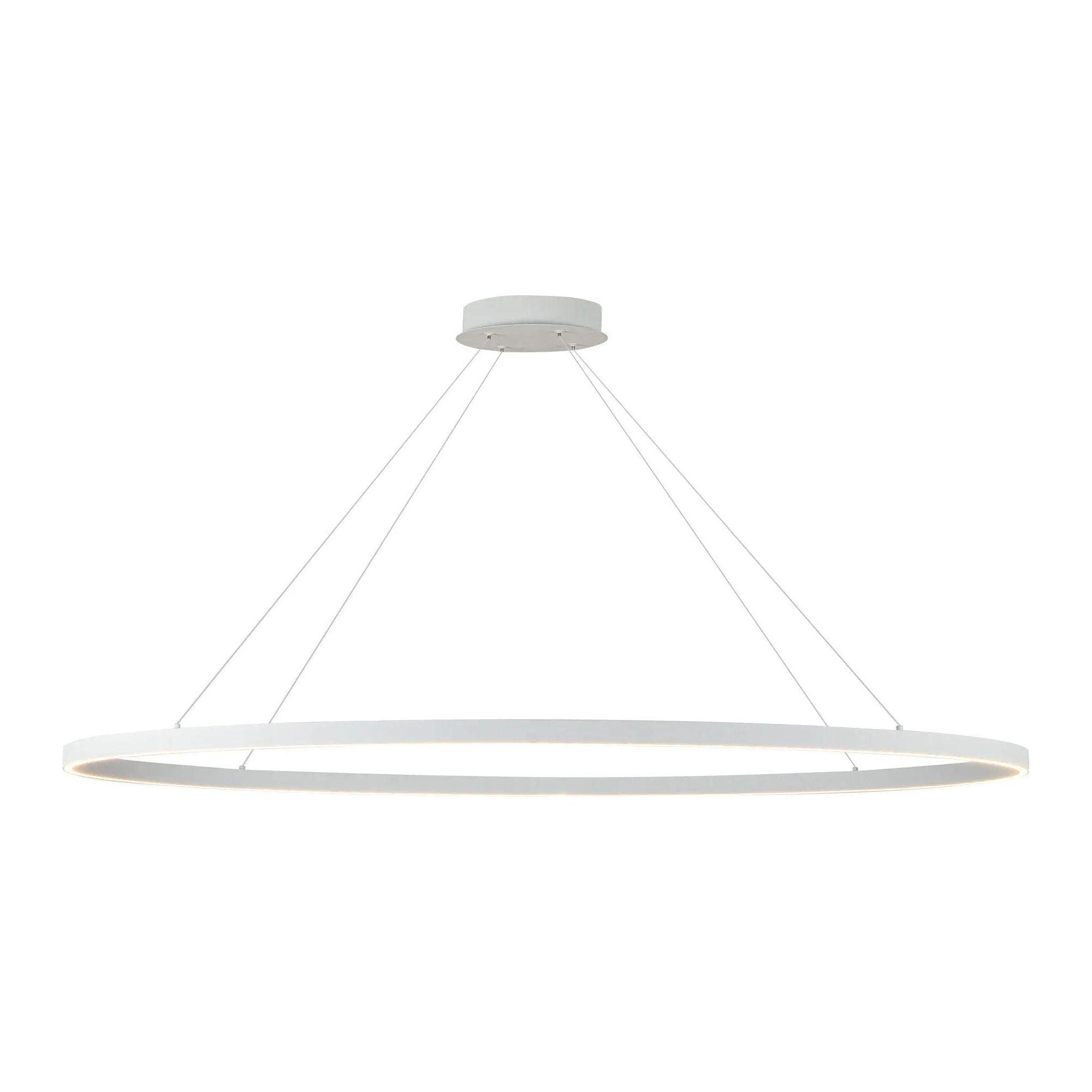 Kuzco Lighting - Ovale LED Linear Pendant - LP79153-WH - Canada Light Shop