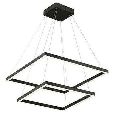 Kuzco Lighting - Piazza 2-Tier Chandelier - CH85224-BK - Canada Light Shop