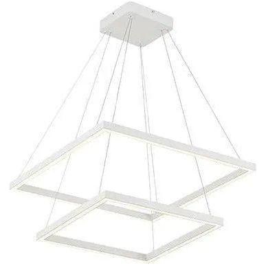 Kuzco Lighting - Piazza 2-Tier Chandelier - CH85224-WH - Canada Light Shop