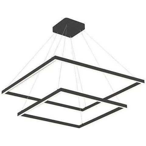 Kuzco Lighting - Piazza 2-Tier Chandelier - CH85232-BK - Canada Light Shop