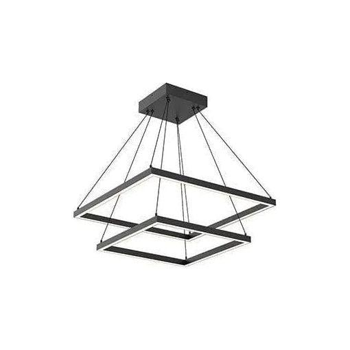 Kuzco Lighting - Piazza 2-Tier Chandelier - CH88224-BK - Canada Light Shop