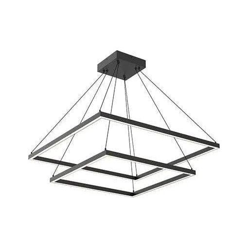 Kuzco Lighting - Piazza 2-Tier Chandelier - CH88232-BK - Canada Light Shop