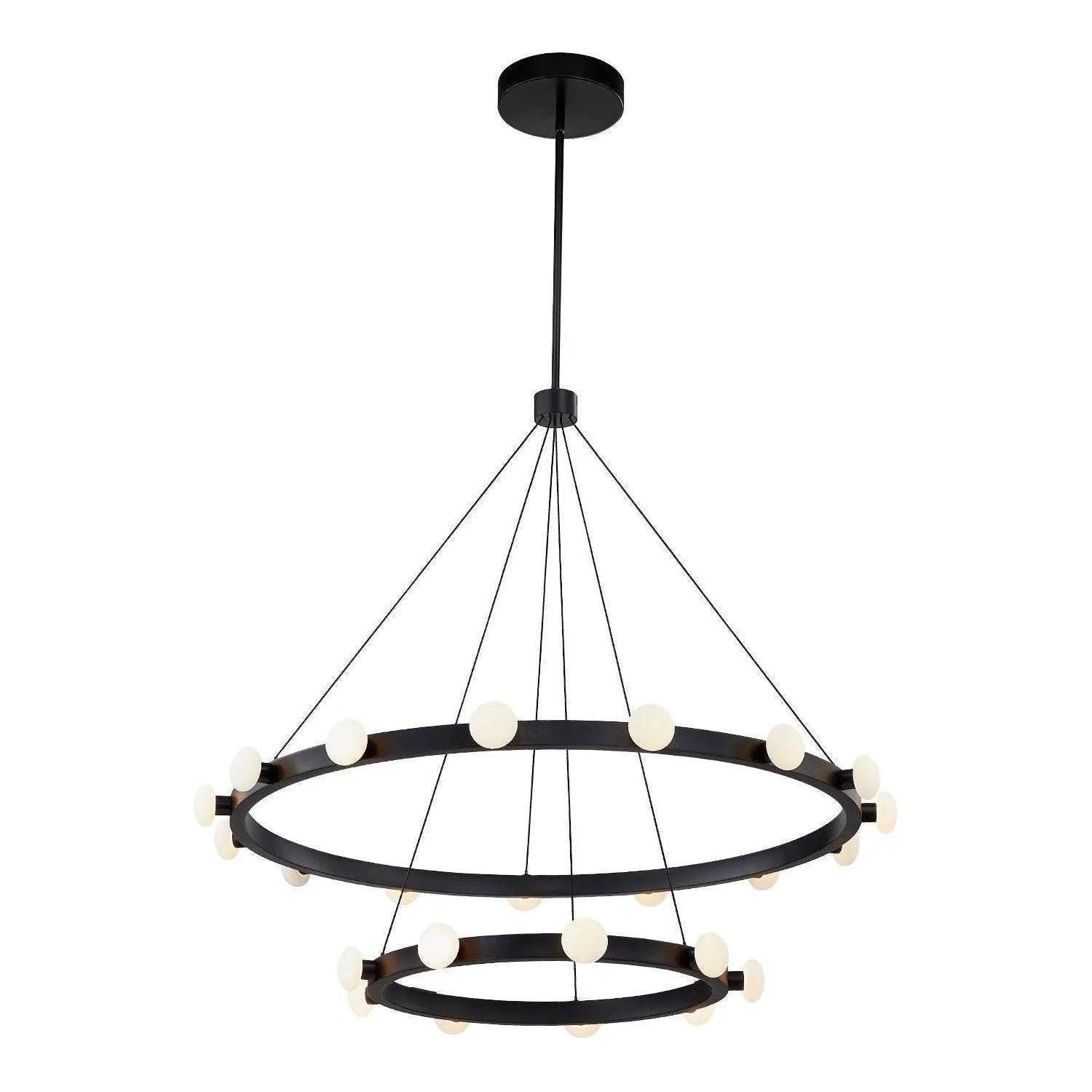 Kuzco Lighting - Rezz LED Chandelier - CH63436-BK - Canada Light Shop
