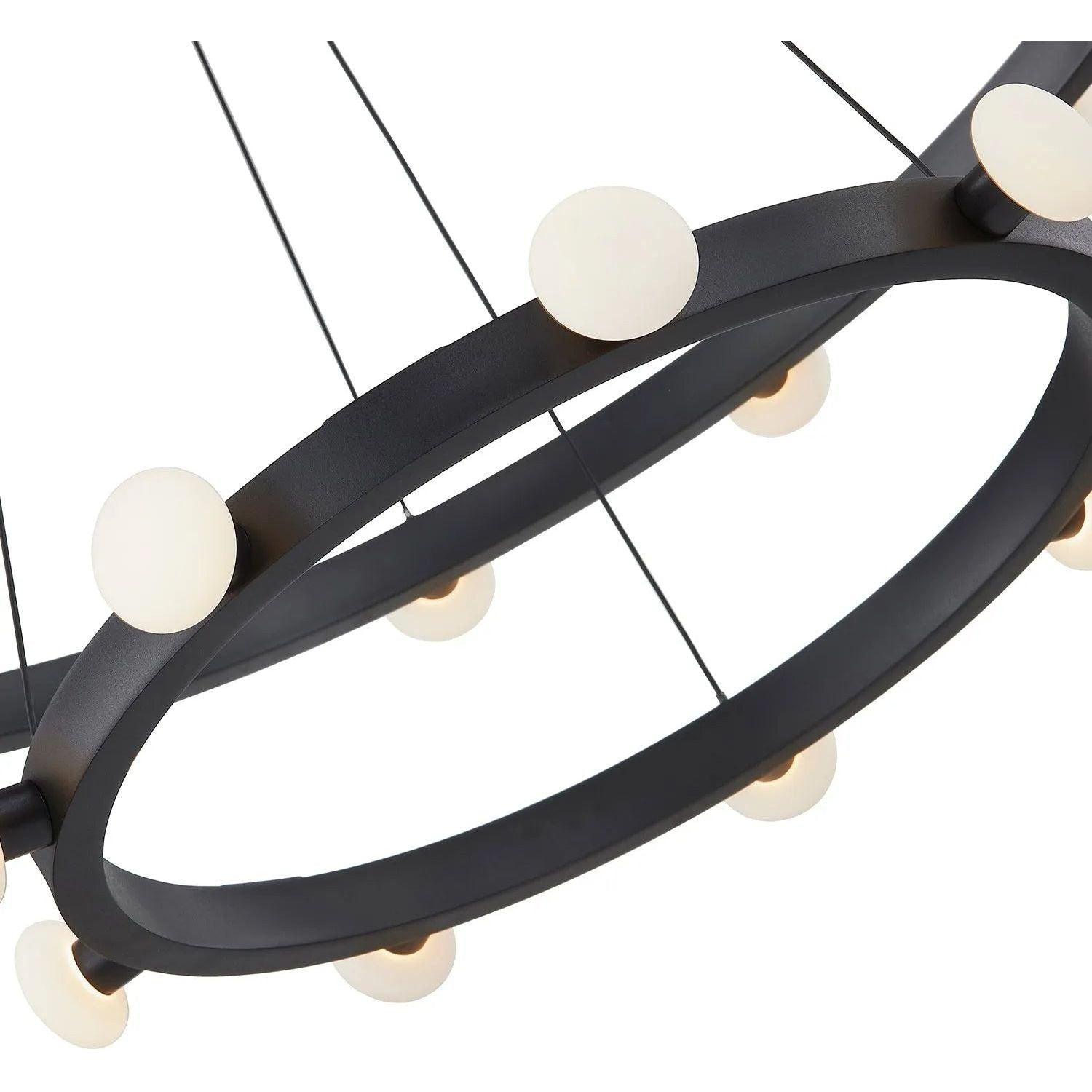 Kuzco Lighting - Rezz LED Chandelier - CH63436-BK - Canada Light Shop