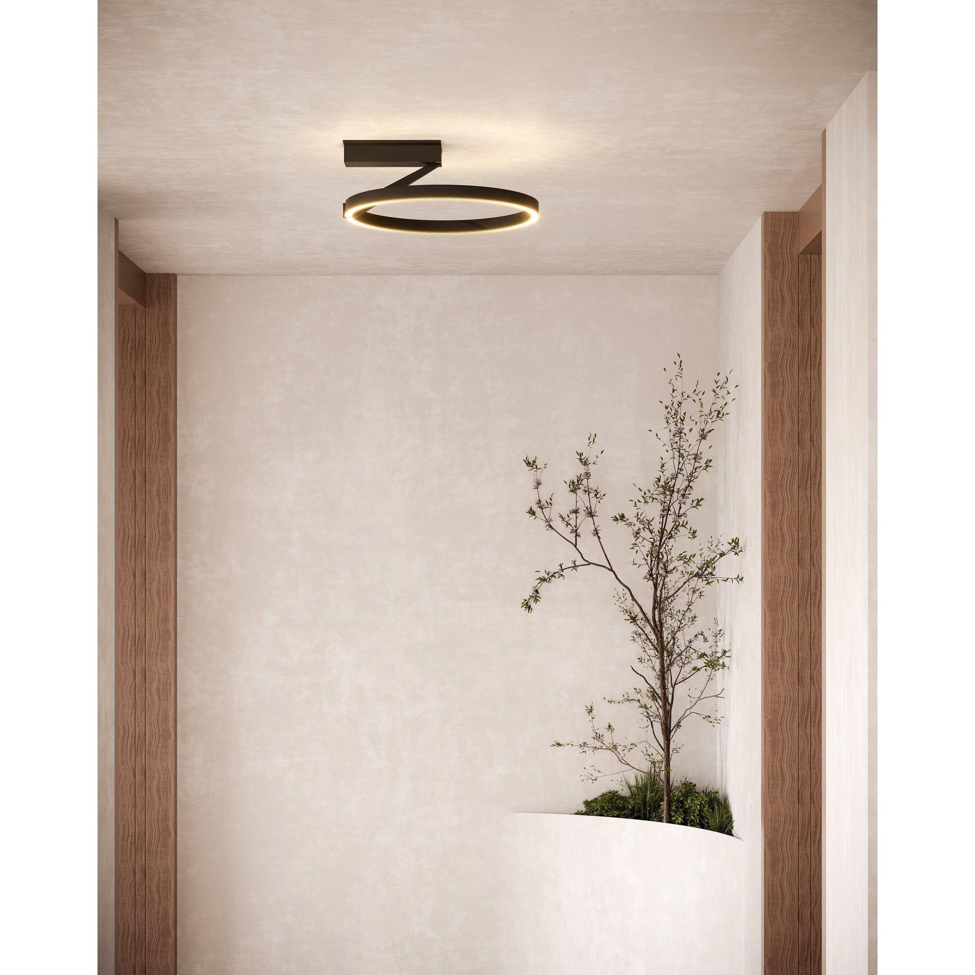 Kuzco Lighting - Roda LED Semi-Flush Mount - SF27716-BK-3WCCT-UNV - Canada Light Shop