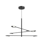Kuzco Lighting - Rotaire LED Chandelier - CH90136-BK - Canada Light Shop