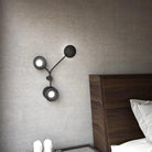 Kuzco Lighting - Rotaire LED Triple Wall Sconce - WS90116-BK - Canada Light Shop