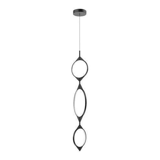 Kuzco Lighting - Serif LED Vertical Pendant - PD84353-BK - Canada Light Shop