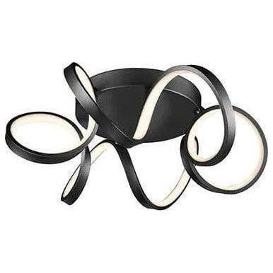 Kuzco Lighting - Synergy Flush Mount - FM93820-BK - Canada Light Shop