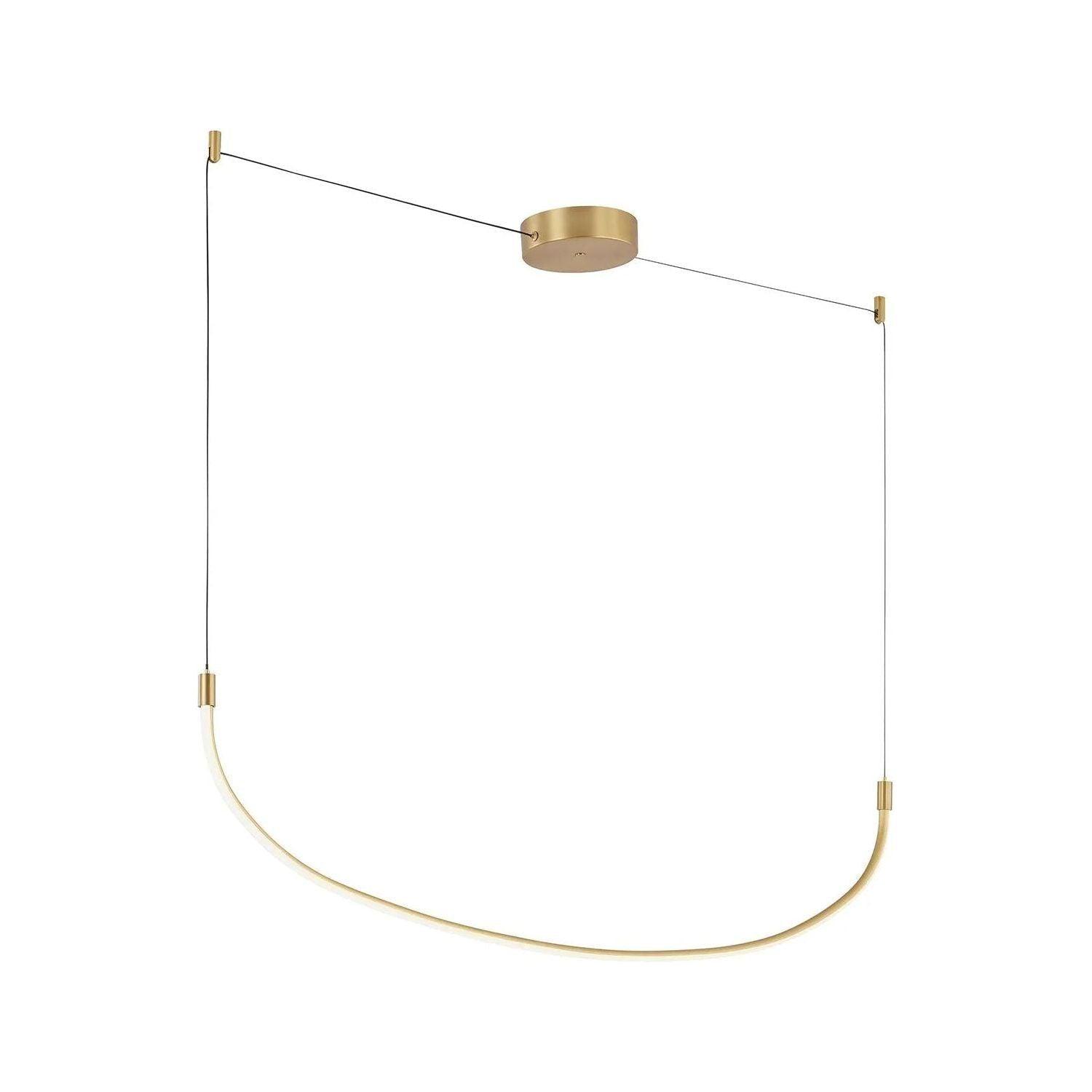 Kuzco Lighting - Talis LED Linear Pendant - LP89036-BG - Canada Light Shop