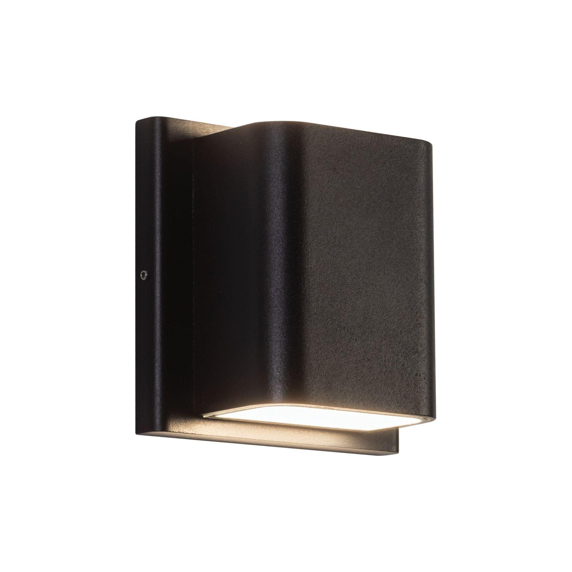 Kuzco Lighting - Tolan LED All terior Wall - AT48426-BK-UNV-3CCT - Canada Light Shop