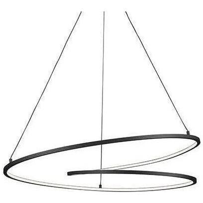 Kuzco Lighting - Twist Pendant - PD11132-BK - Canada Light Shop