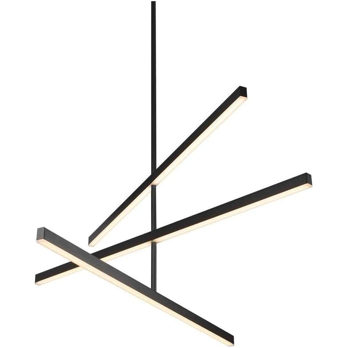 Kuzco Lighting - Vega Chandelier - CH10345-BK - Canada Light Shop