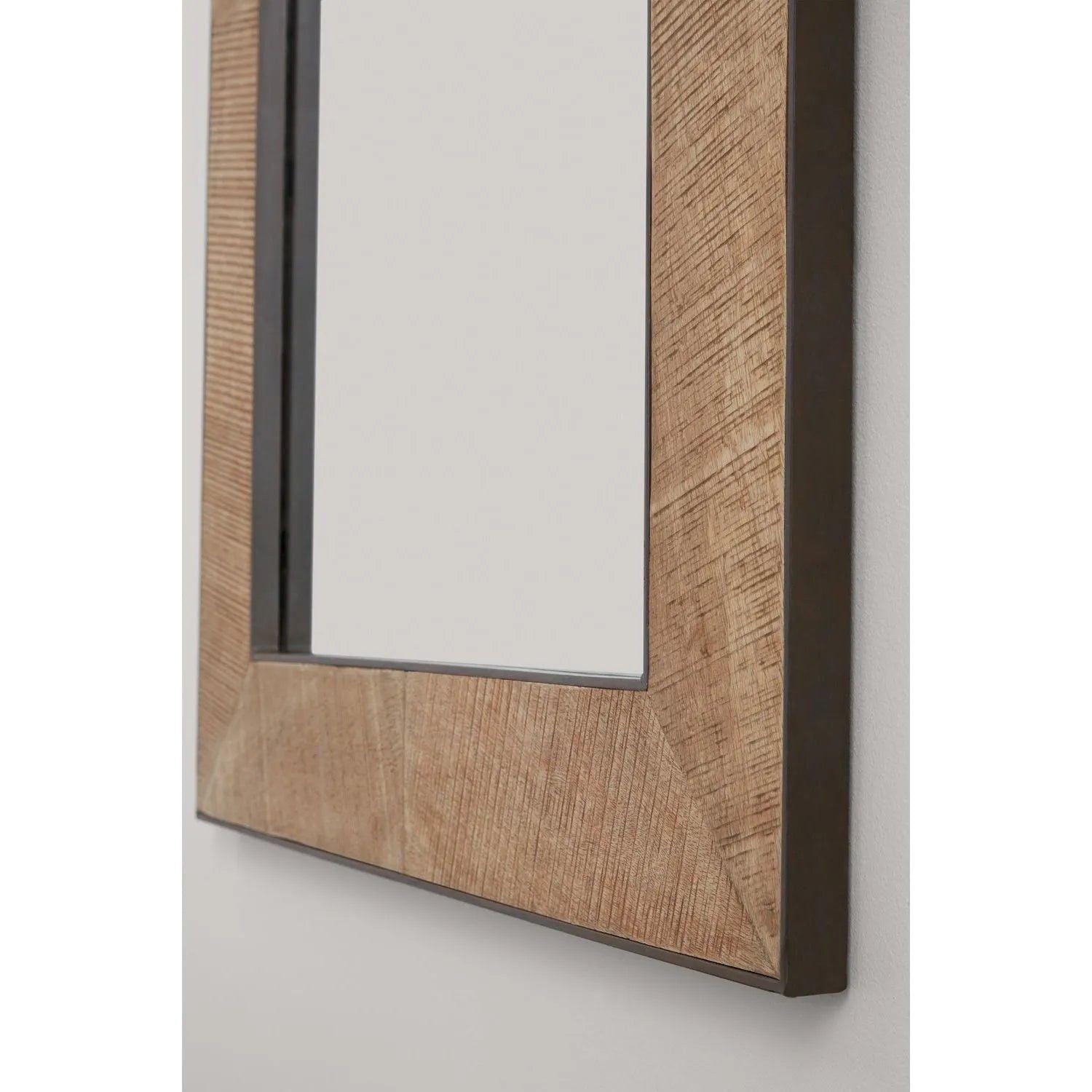 Capital Lighting Fixture Company - 32"W x 46"H Rectangle Sawn Wood Mirror - 736102MM - Canada Light Shop