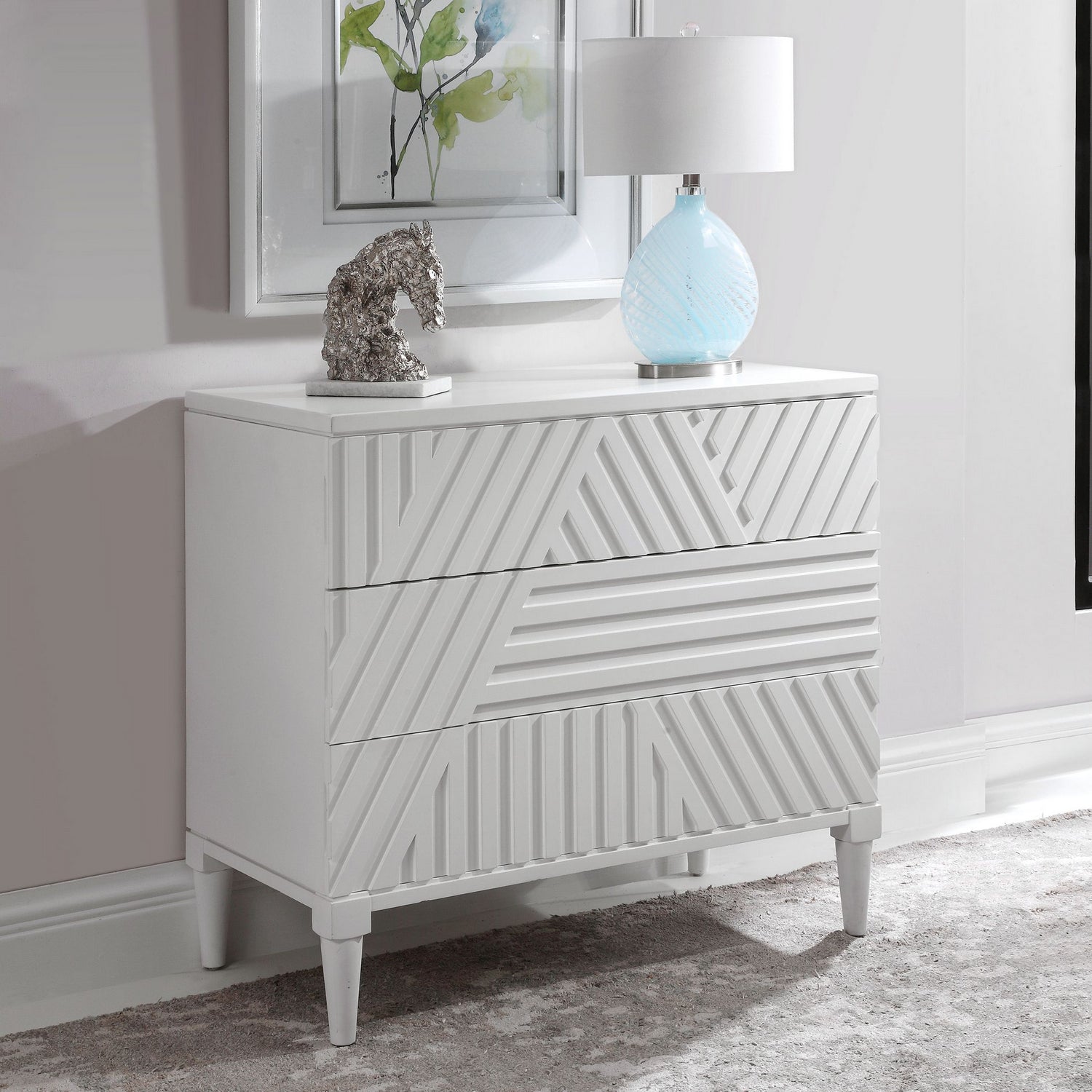 Uttermost - 25382 - Drawer Chest - Colby - White