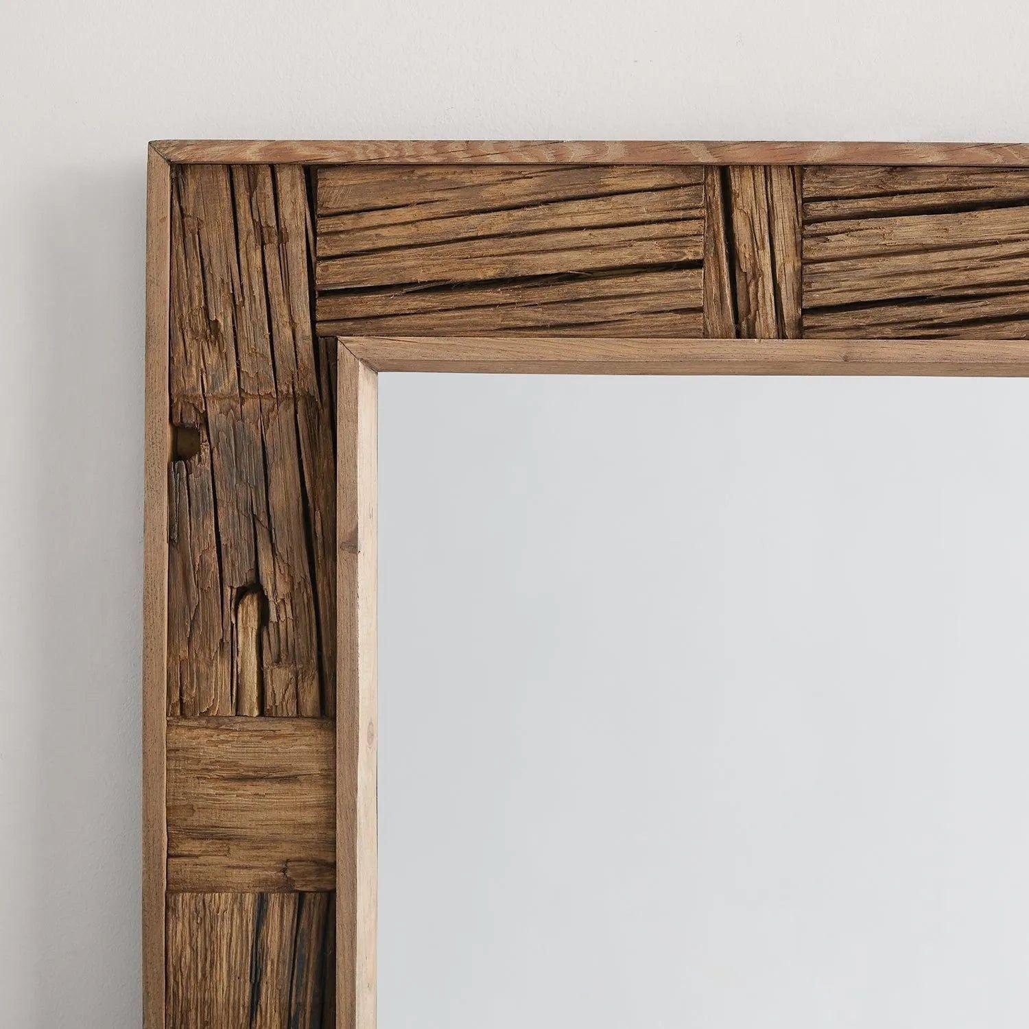 Capital Lighting Fixture Company - 31"W x 41"H Reclaimed Railroad Ties Mirror - 740702MM - Canada Light Shop