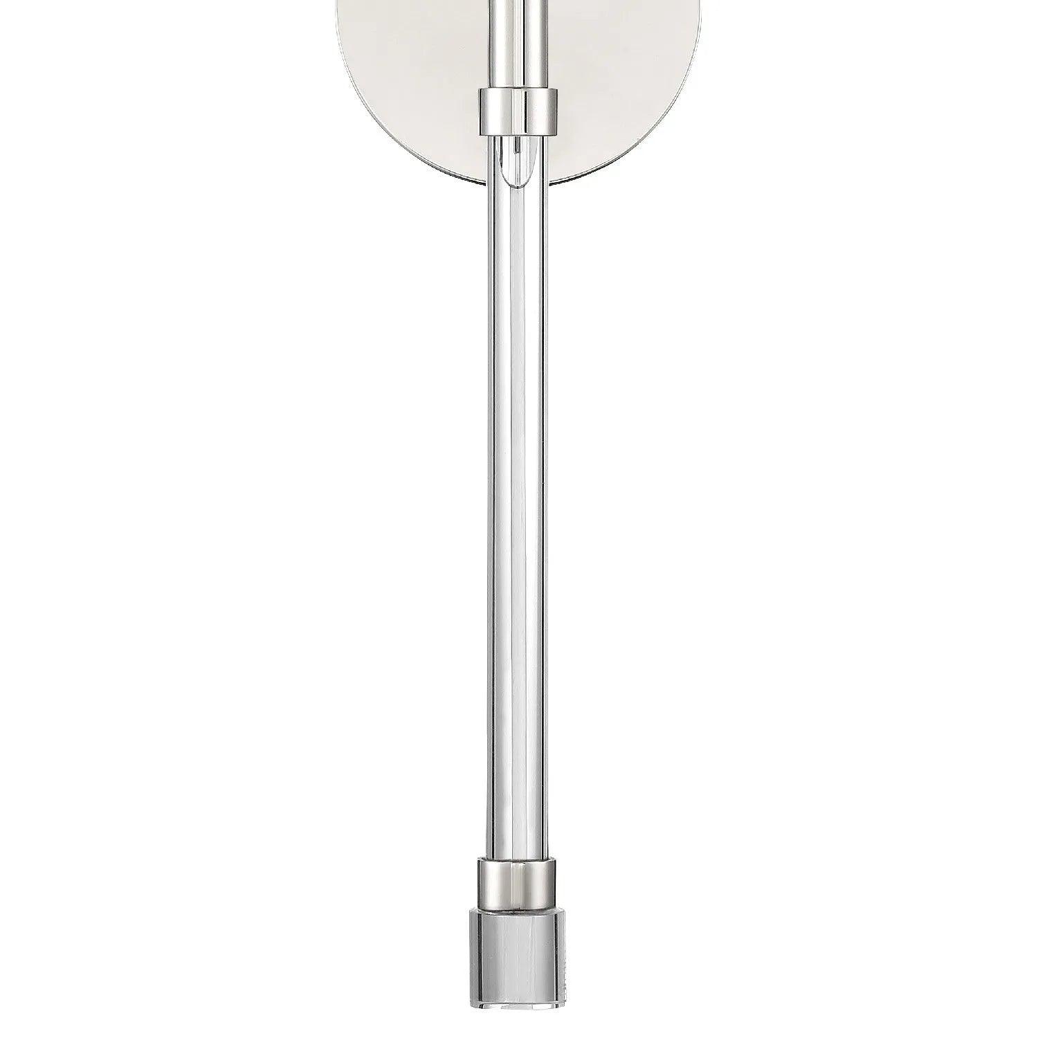 Crystorama - Rachel One Light Wall Mount - RAC-A3501-PN - Canada Light Shop