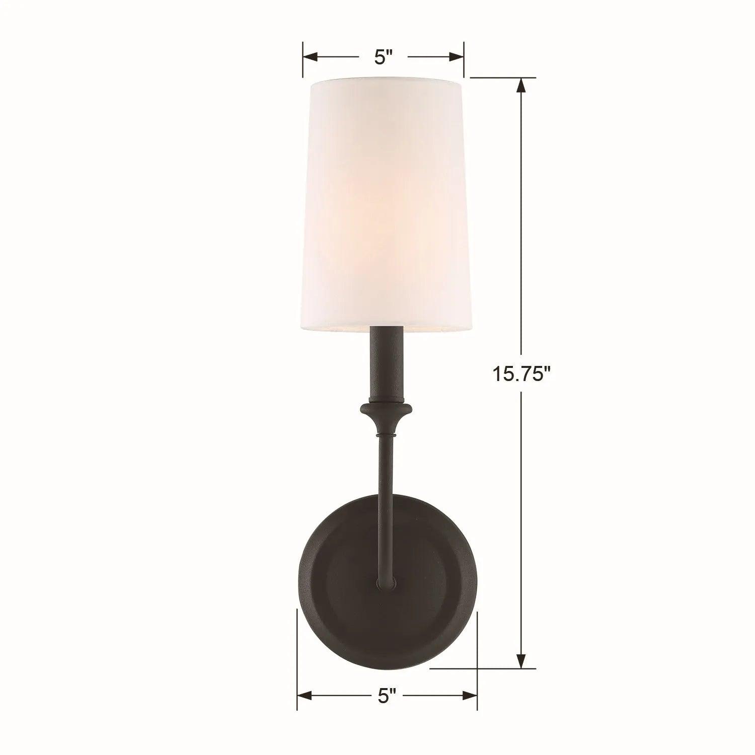 Crystorama - Sylvan One Light Wall Mount - 2241-BF - Canada Light Shop