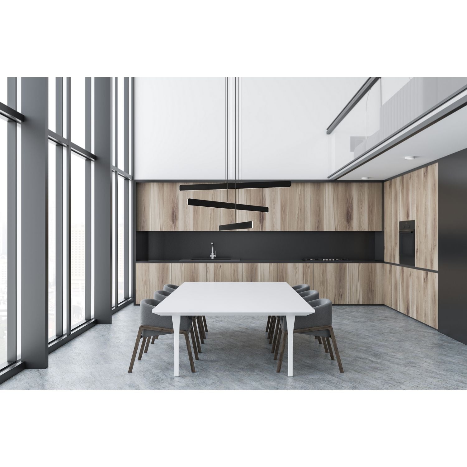 Koncept - SUB-C3-SW-MTB - LED Pendant - Sub - Matte Black