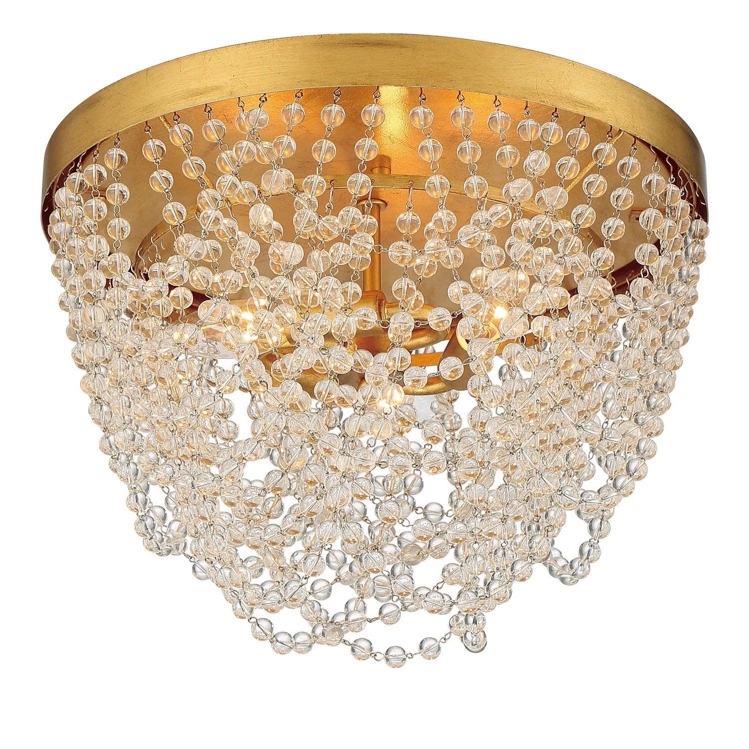 Crystorama - Fiona Ceiling Mount - FIO-A9103-GA-CL - Canada Light Shop