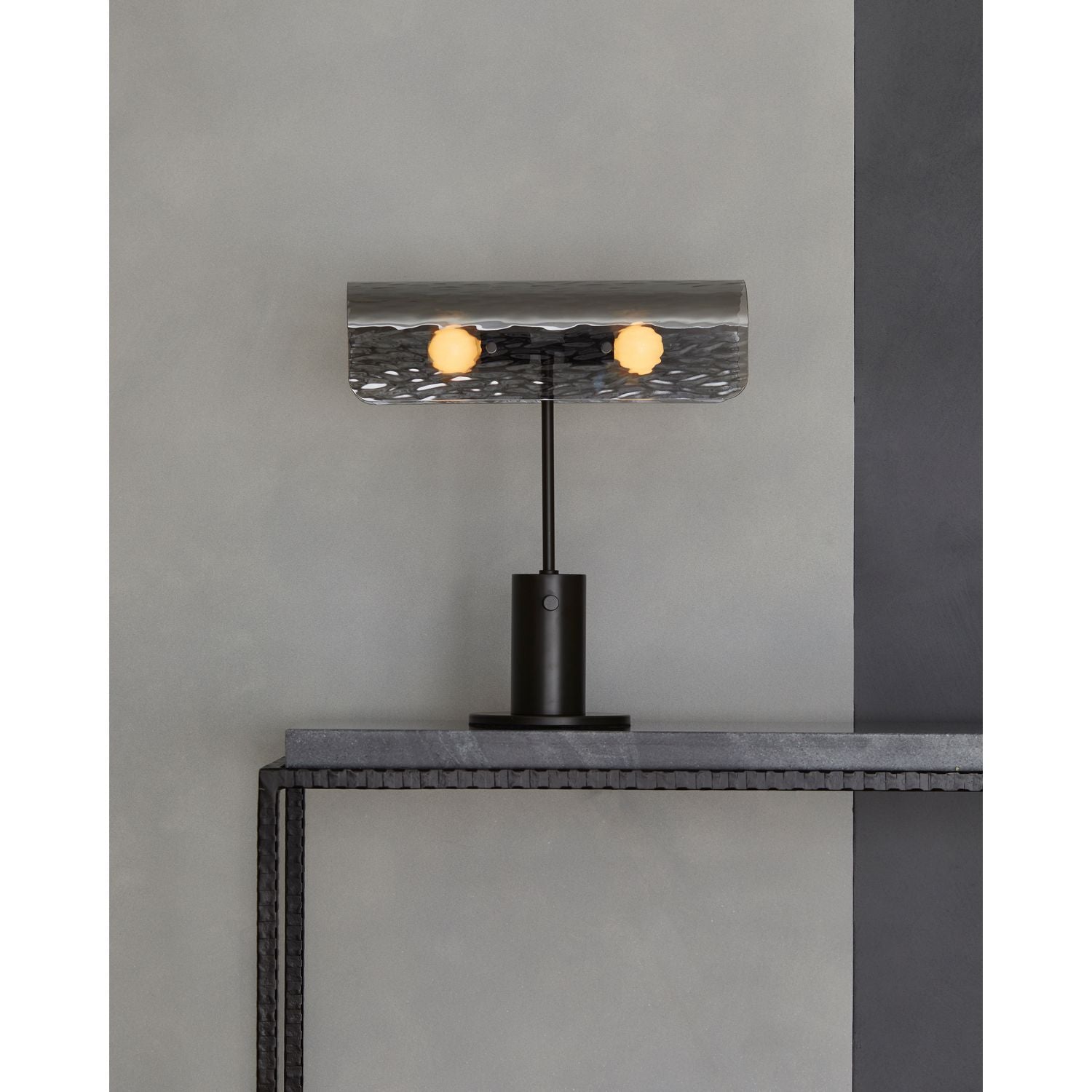Arteriors - DA49010 - Two Light Lamp - Bend - Smoke