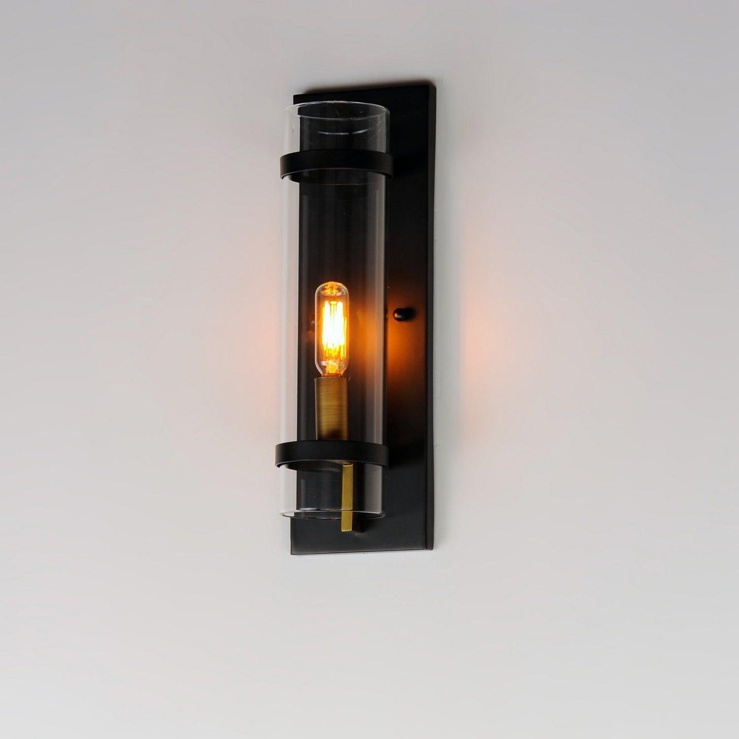 Maxim Lighting - Capitol Wall Sconce - 2640BKAB - Canada Light Shop