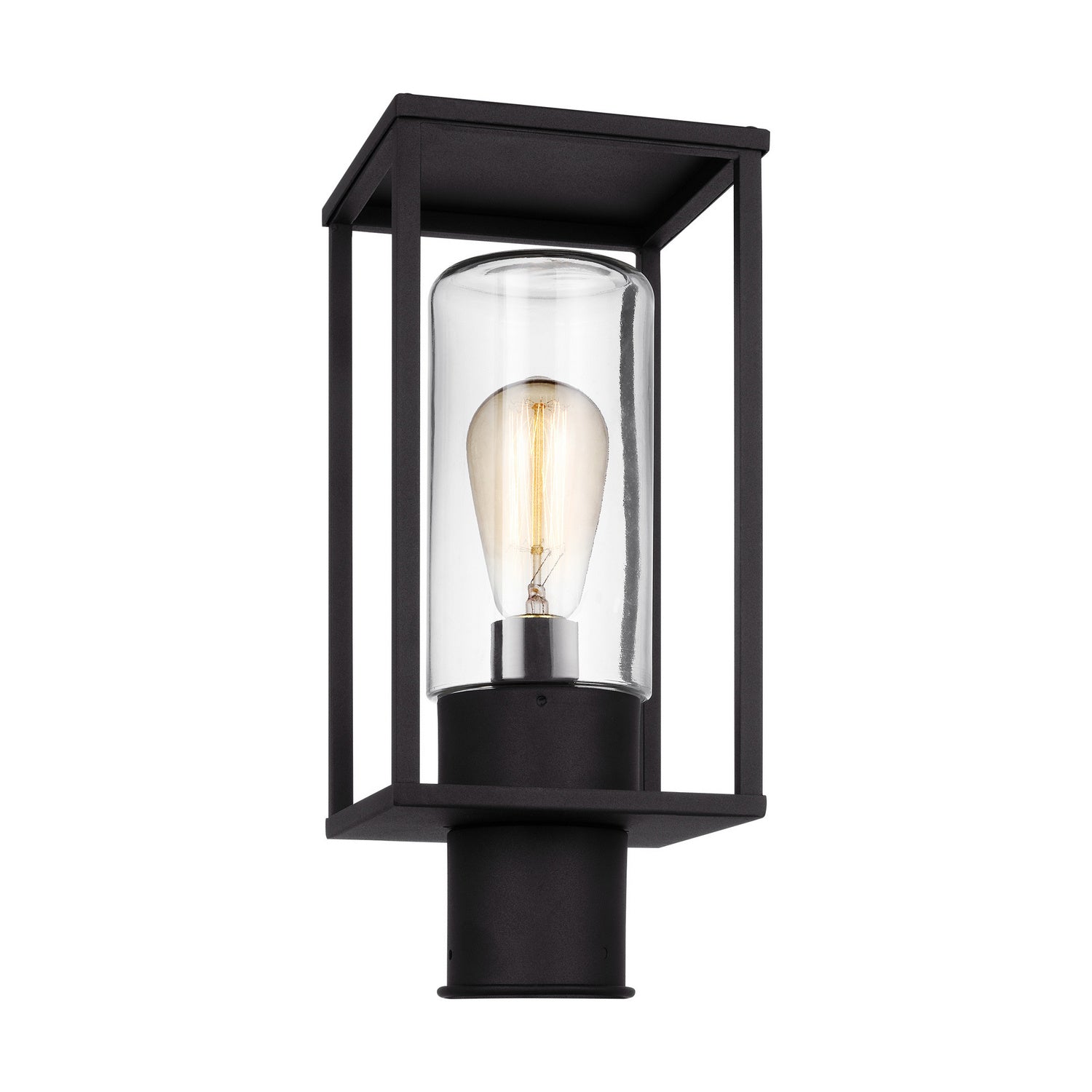 Visual Comfort Studio Canada - 8231101-12 - One Light Outdoor Post Lantern - Vado - Black