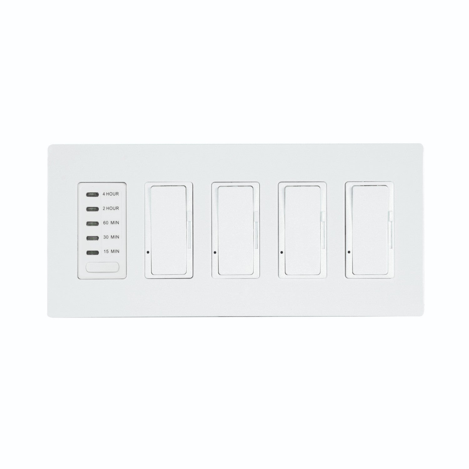 Eurofase Heating - EFSWTD4 - 1 TIMER+4 DIMMER, COMPLETE, WH - White