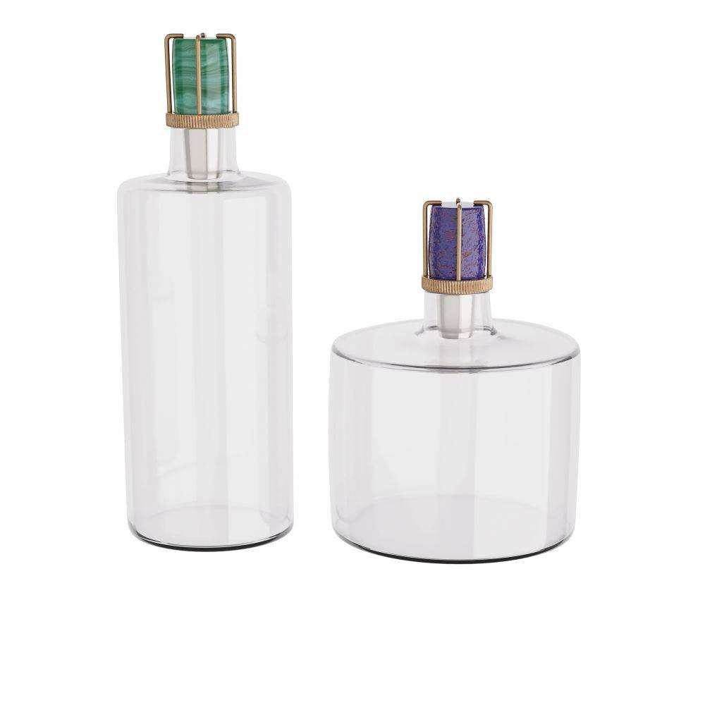Arteriors - ARI10 - Decanters, Set of 2 - Adalyn - Clear
