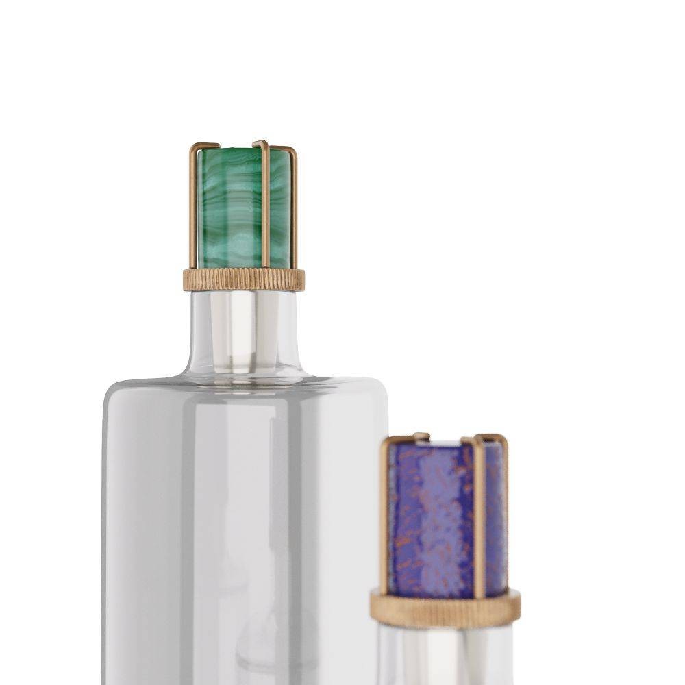 Arteriors - ARI10 - Decanters, Set of 2 - Adalyn - Clear