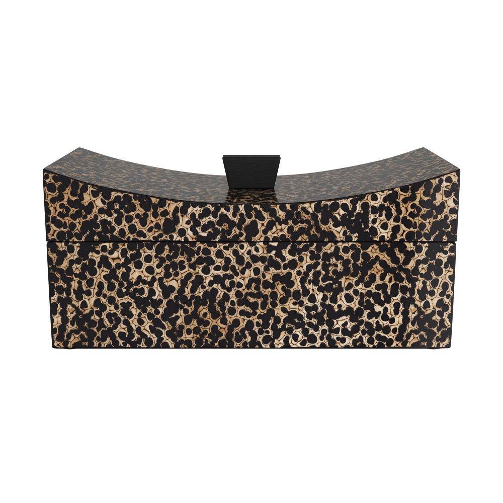 Arteriors - ARS05 - Box - Yarin - Black & Ivory