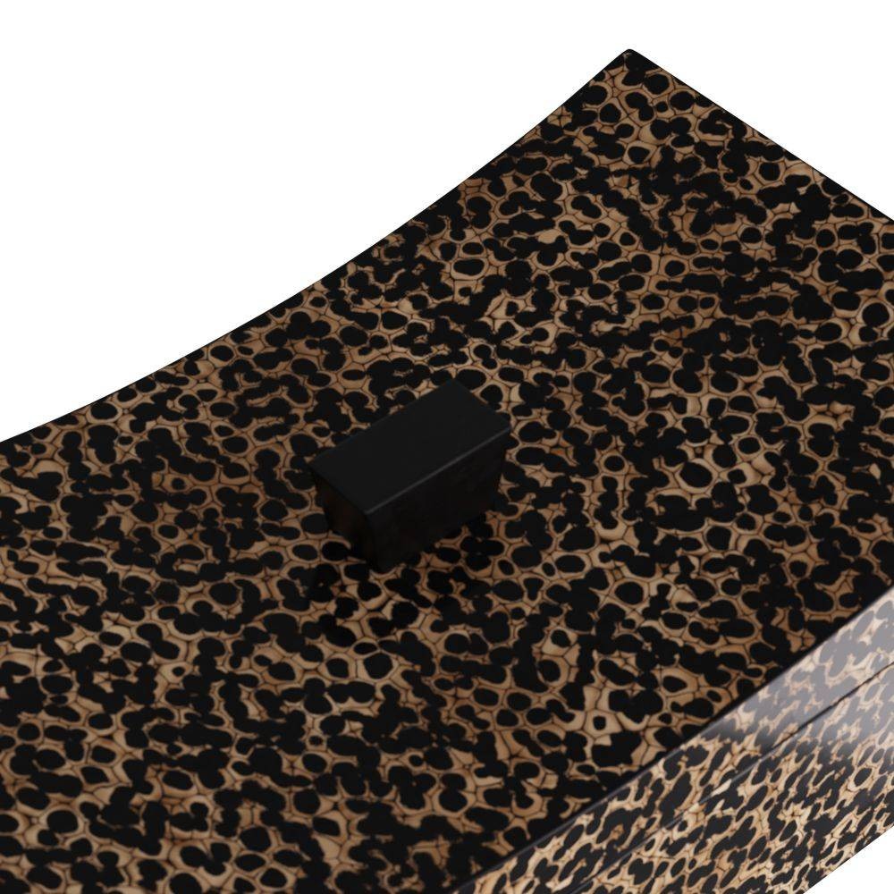 Arteriors - ARS05 - Box - Yarin - Black & Ivory