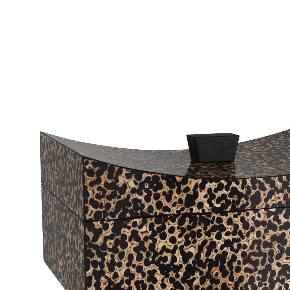 Arteriors - ARS05 - Box - Yarin - Black & Ivory