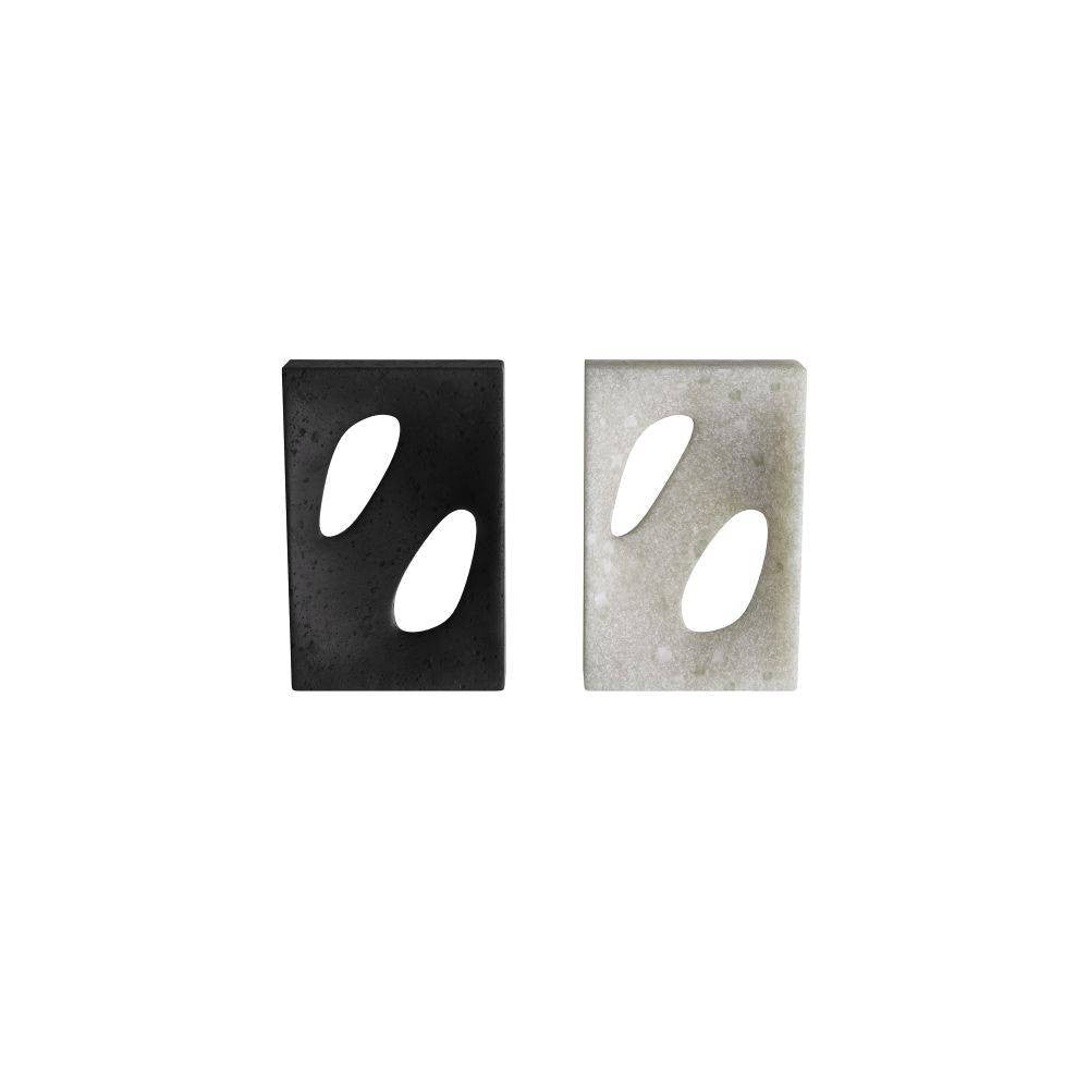 Arteriors - ASC10 - Bookends, Set of 2 - Bondi - Charcoal