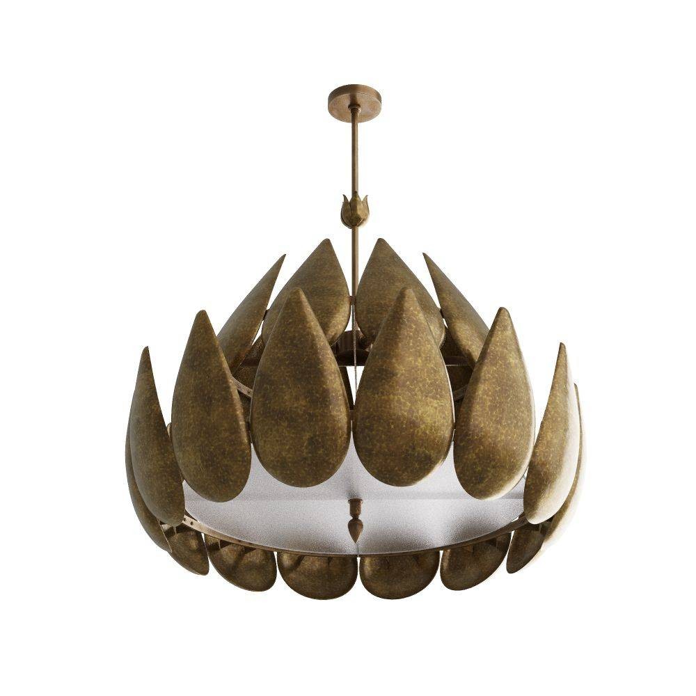 Arteriors - DMI09 - Chandelier - Anastasia - Vintage Brass
