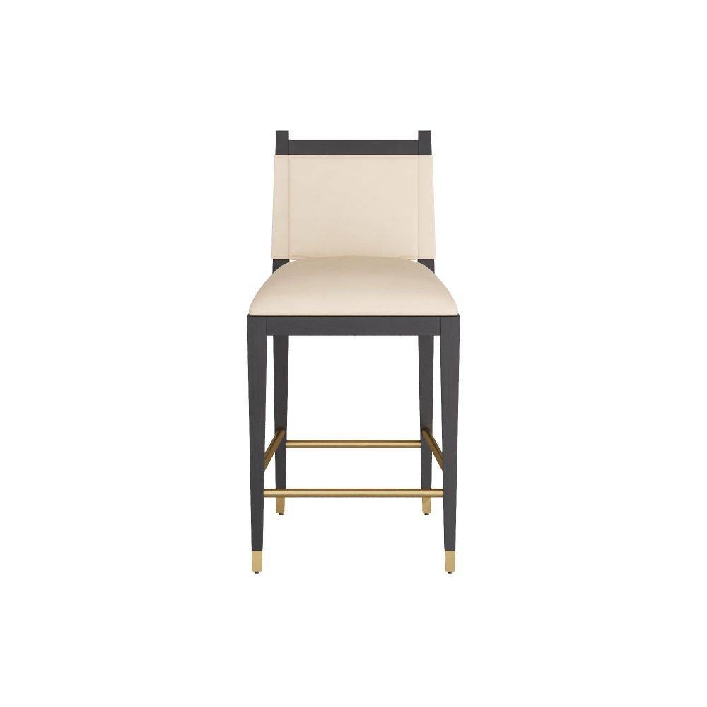 Arteriors - FSI09 - Counter Stool - Burdock - Ivory Leather