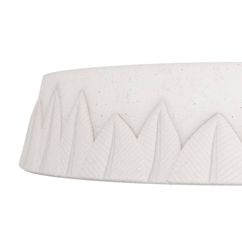 Arteriors - GKATC02 - Centerpiece - Feather - Ivory, Riverstone