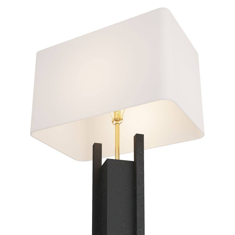 Arteriors - PTC19-429 - Table Lamp - Zory - Charcoal, Ricestone