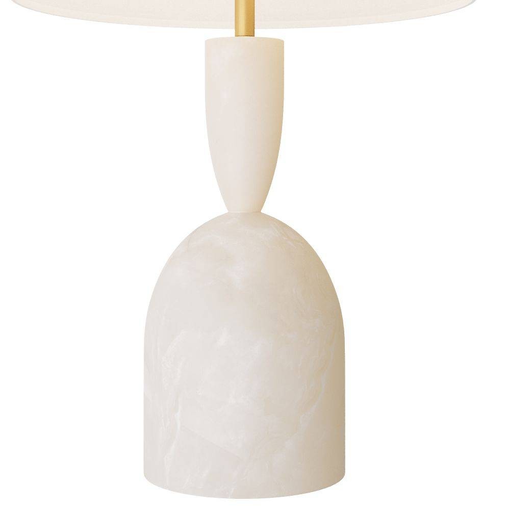 Arteriors - PTC24-252 - Table Lamp - Brighton - White, Alabaster