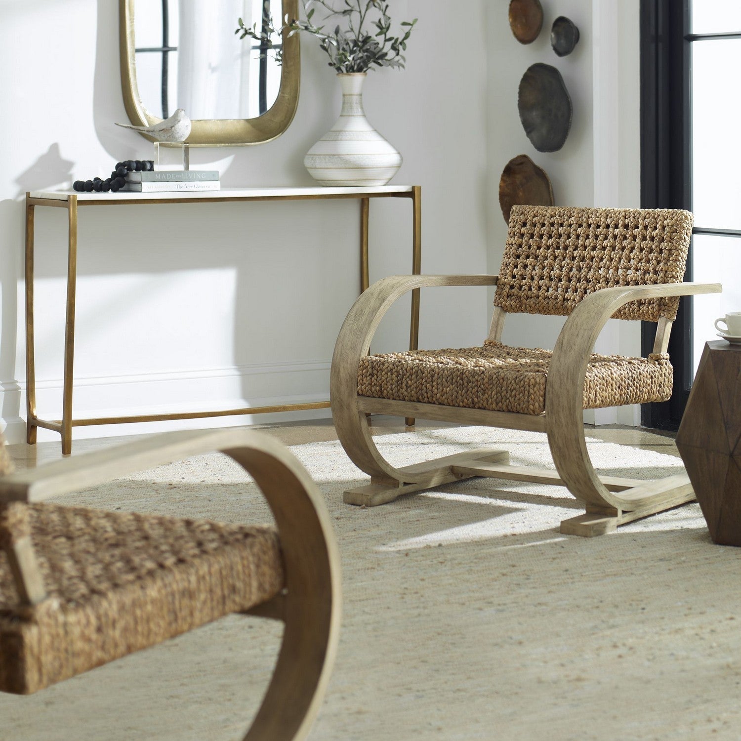 Uttermost - 22958 - Accent Chair - Rehema - Natural