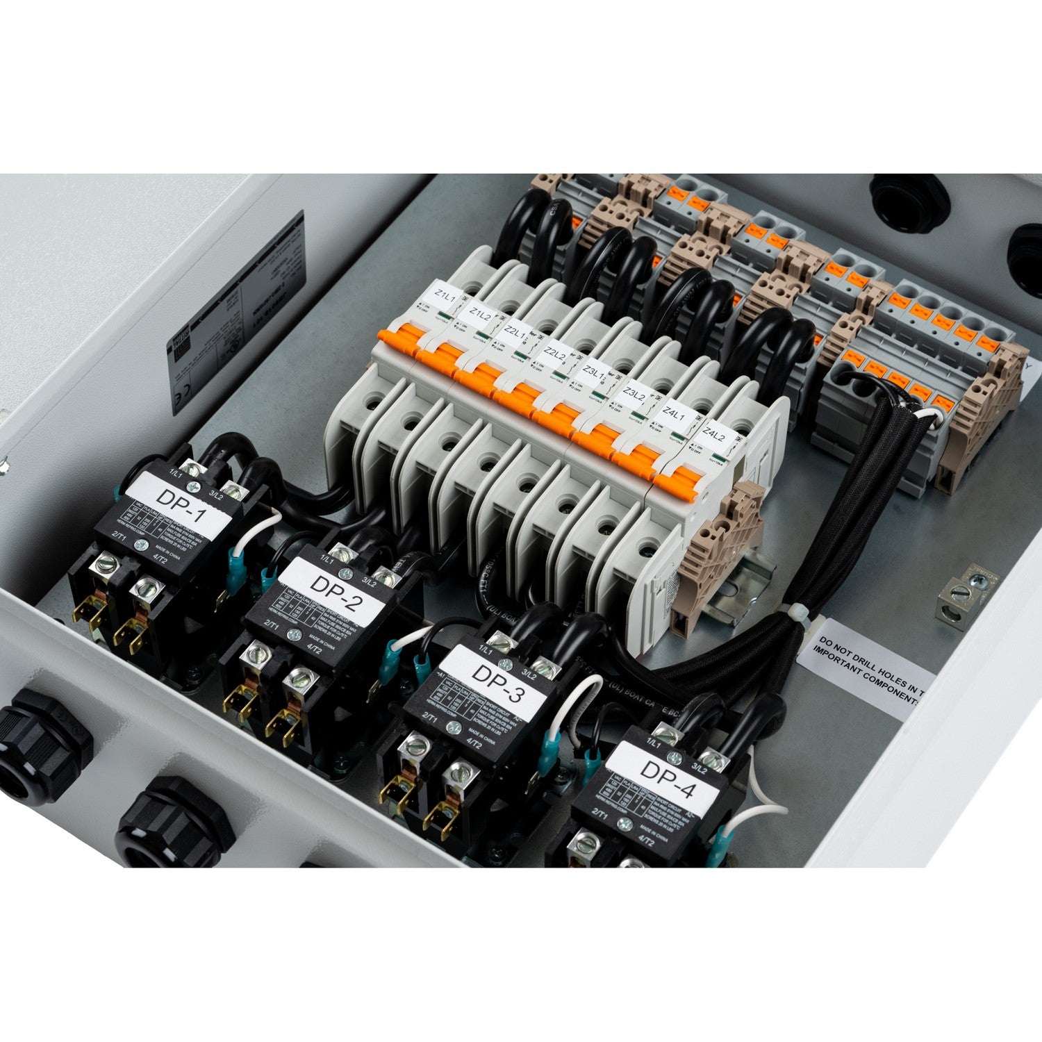 Eurofase Heating - EFCB24M3 - 120-240V 3 ZONE CONTACTOR MBOX - CONTROLS - Light Gray