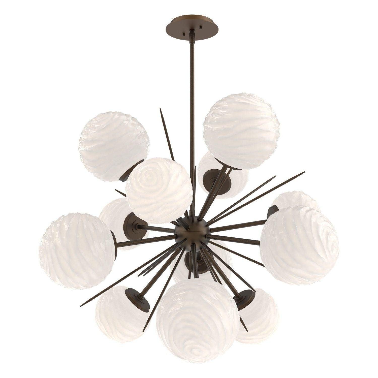 Hammerton Studio - Gaia LED Starburst Chandelier - CHB0092-0A-FB-WL-001-L3 - Canada Light Shop
