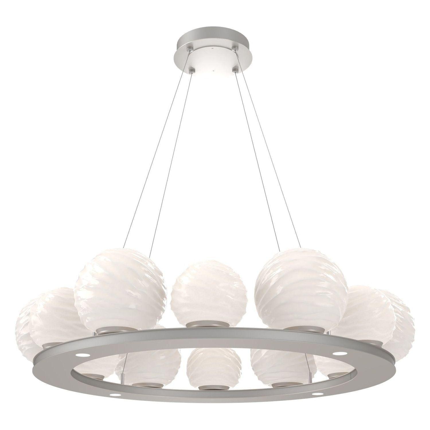 Hammerton Studio - Gaia LED Ring Chandelier - CHB0092-0C-BS-WL-CA1-L3 - Canada Light Shop